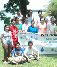 the ecocampers with the organizers