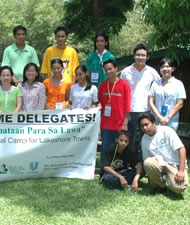 the ecocampers with the organizers