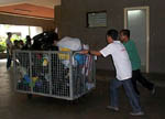 ... remaining wastes for the garbage collection truck