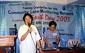 Ms. Lina Tanjuatco of the Tanay Environment Foundation