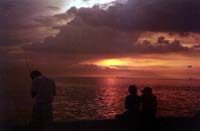 dusk at Manila Bay