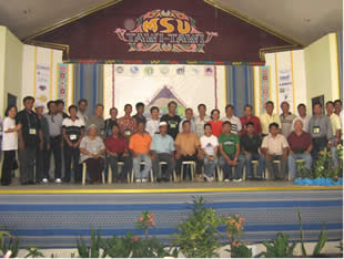 LGU participants to the Summit from the different municipalities of Tawi-Tawi