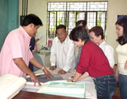 The organizers with Mayor Wilfredo Paraiso and the MPDO, Mr. Himoc.