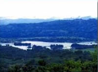 the sleepy Lake Sebu, as seen from the hilltop